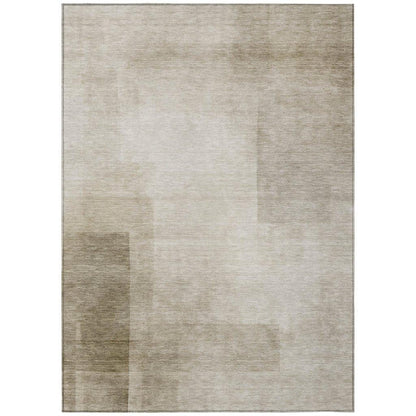 LOOMLAN Rugs Opaline Brown Washable Indoor-Outdoor Rug