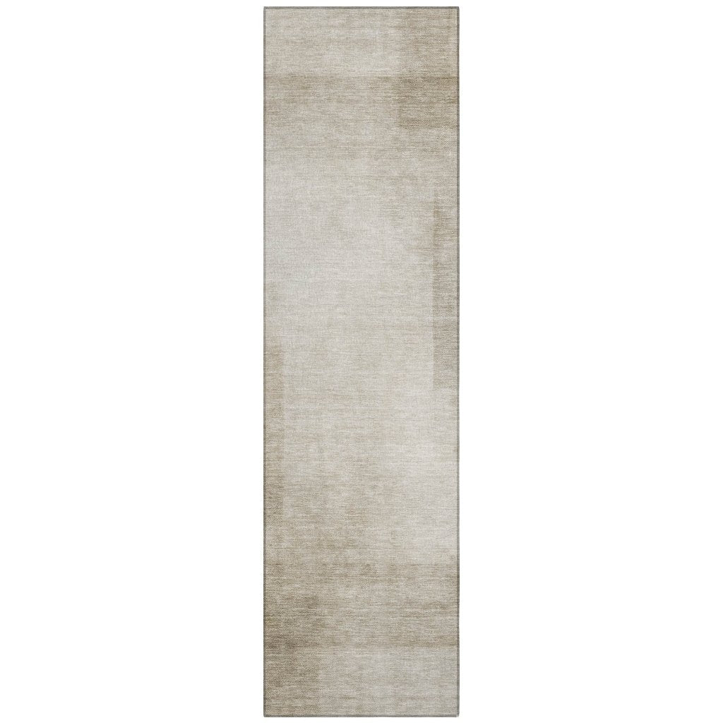 LOOMLAN Rugs Opaline Brown Washable Indoor-Outdoor Rug
