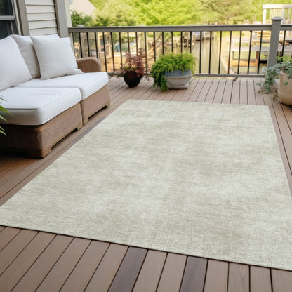 LOOMLAN Rugs Orlena Beige Washable Indoor-Outdoor Rug