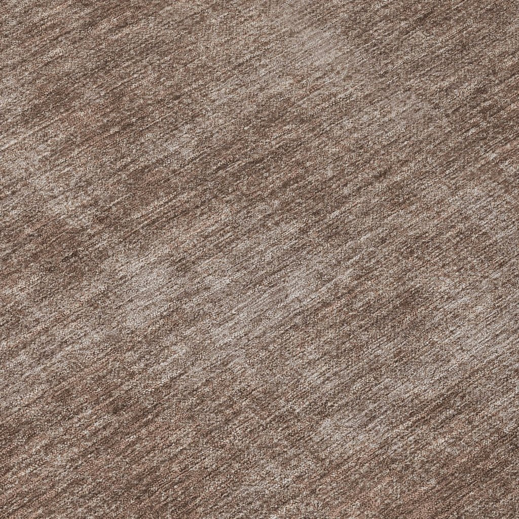 LOOMLAN Rugs Orlena Brown Washable Indoor-Outdoor Rug