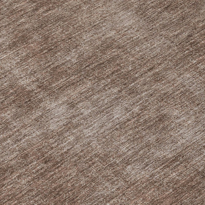 LOOMLAN Rugs Orlena Brown Washable Indoor-Outdoor Rug