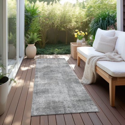 LOOMLAN Rugs Orlena Gray Washable Indoor-Outdoor Rug