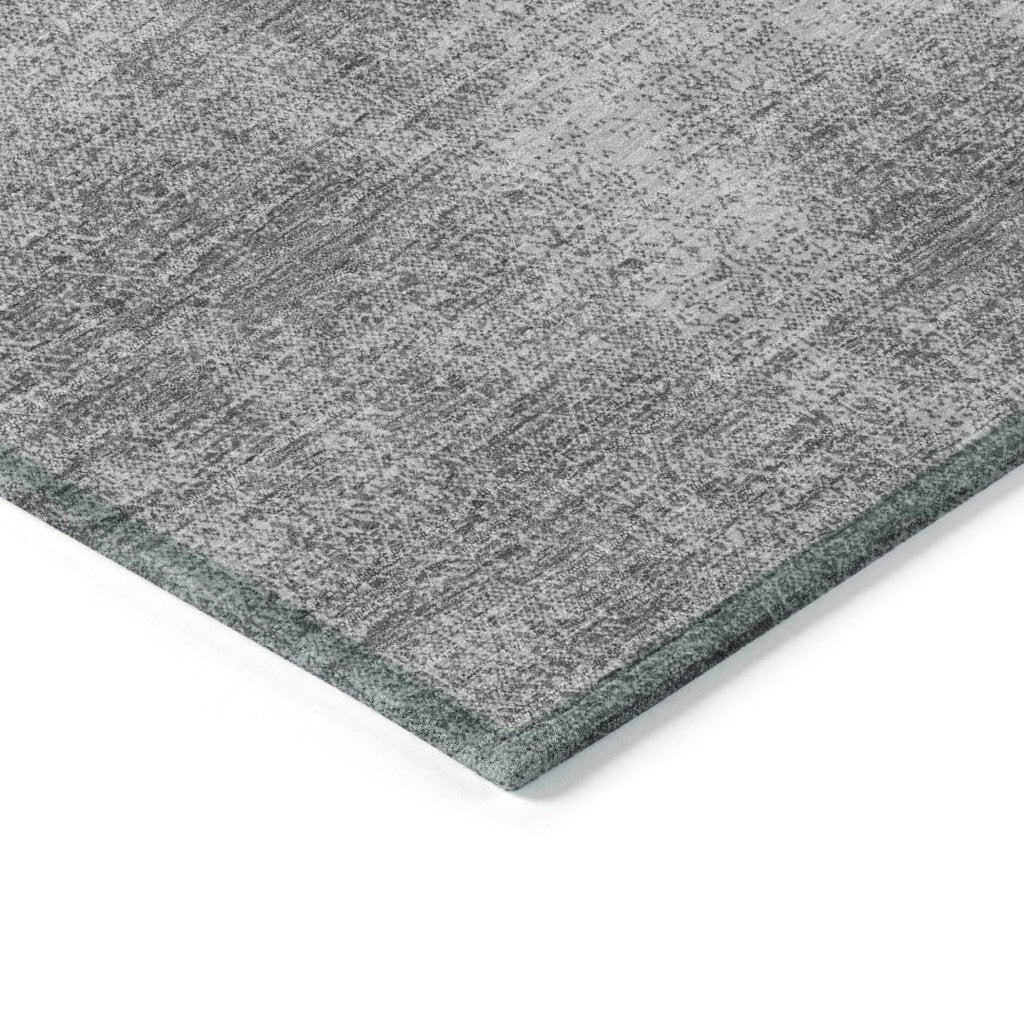 LOOMLAN Rugs Orlena Gray Washable Indoor-Outdoor Rug