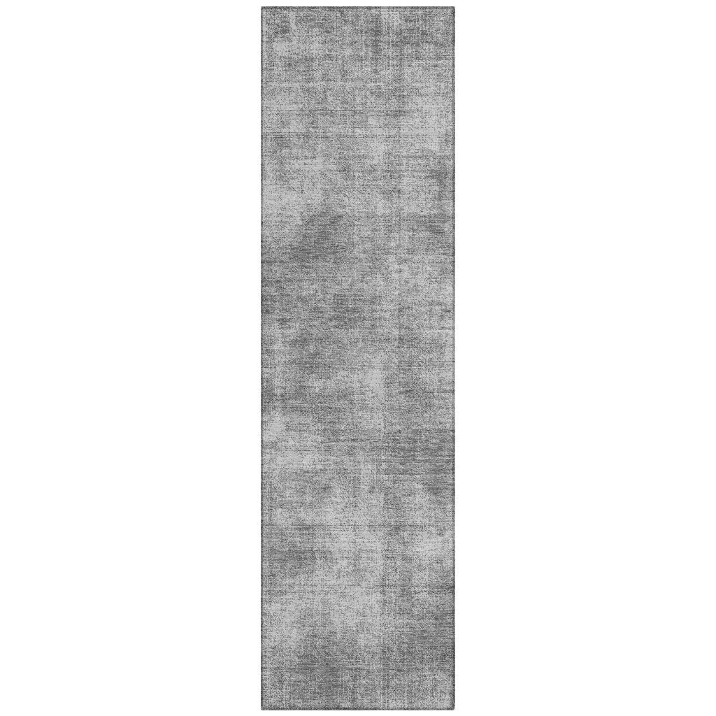 LOOMLAN Rugs Orlena Gray Washable Indoor-Outdoor Rug
