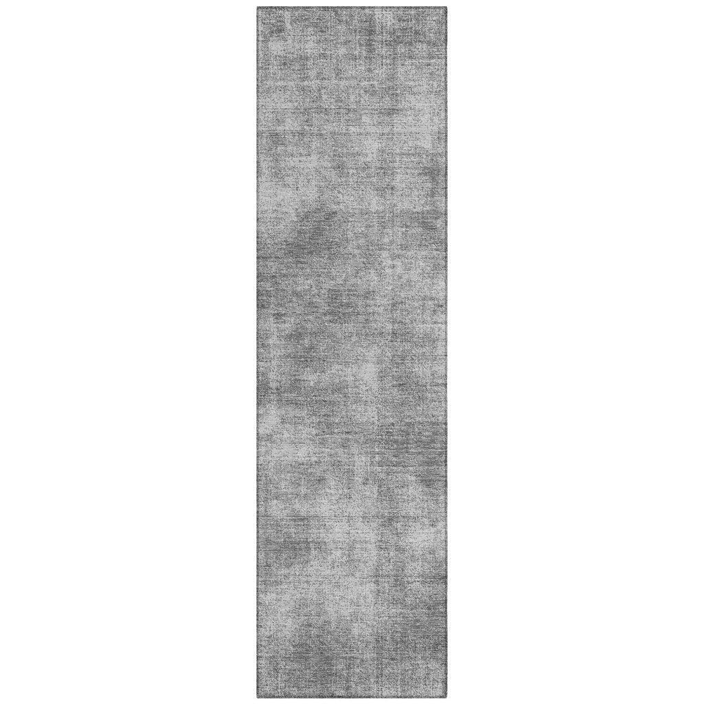 LOOMLAN Rugs Orlena Gray Washable Indoor-Outdoor Rug