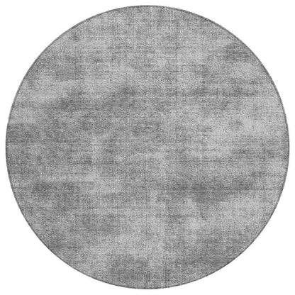 LOOMLAN Rugs Orlena Gray Washable Indoor-Outdoor Rug