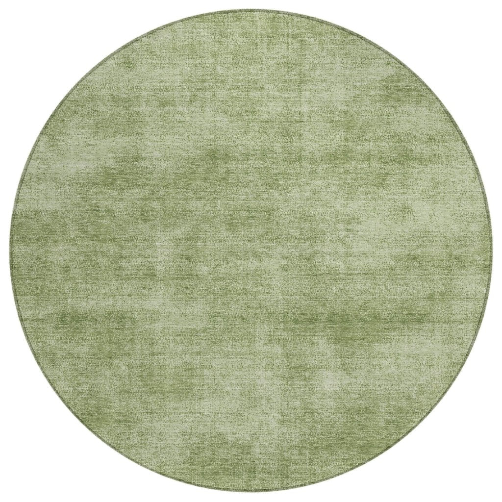 LOOMLAN Rugs Orlena Green Washable Indoor-Outdoor Rug