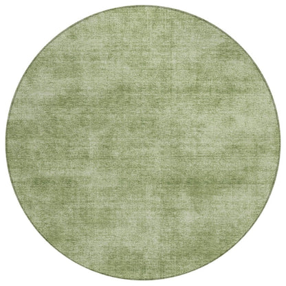 LOOMLAN Rugs Orlena Green Washable Indoor-Outdoor Rug