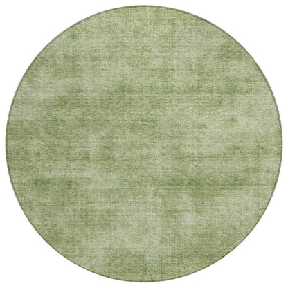 LOOMLAN Rugs Orlena Green Washable Indoor-Outdoor Rug