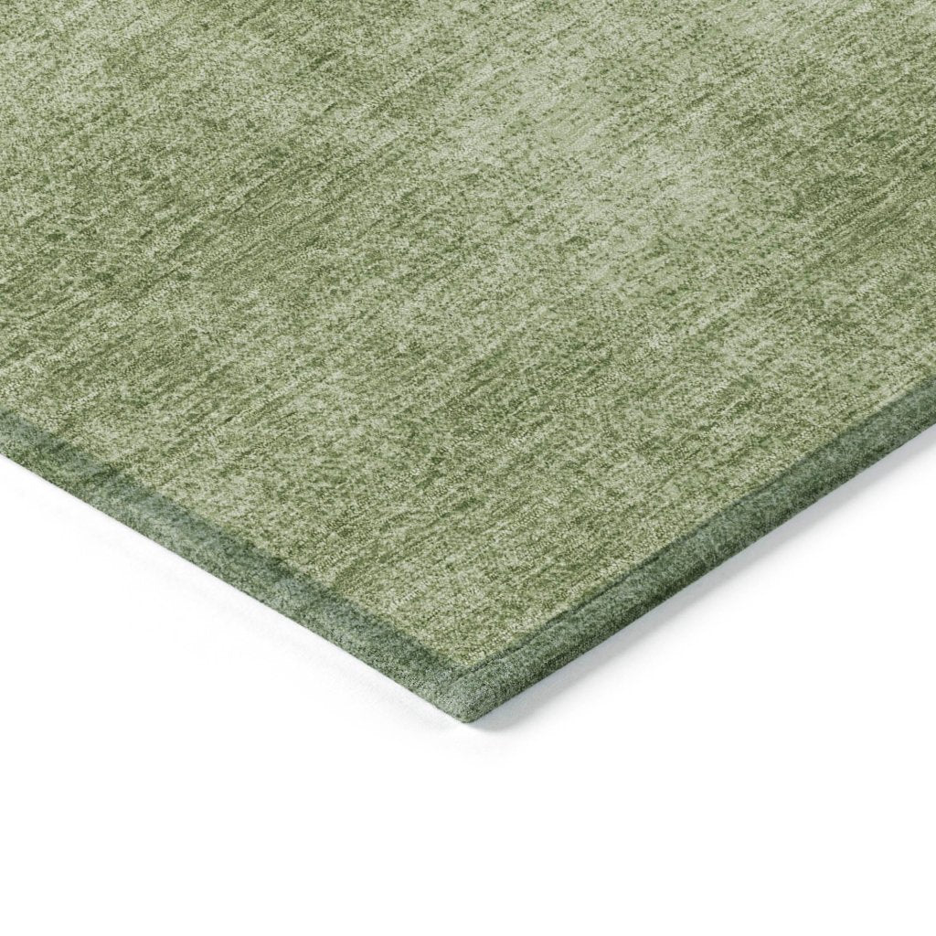 LOOMLAN Rugs Orlena Green Washable Indoor-Outdoor Rug