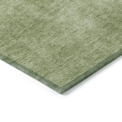 LOOMLAN Rugs Orlena Green Washable Indoor-Outdoor Rug