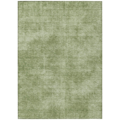 LOOMLAN Rugs Orlena Green Washable Indoor-Outdoor Rug