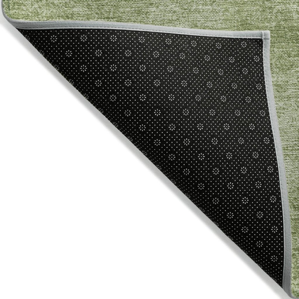 LOOMLAN Rugs Orlena Green Washable Indoor-Outdoor Rug