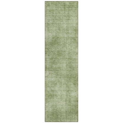 LOOMLAN Rugs Orlena Green Washable Indoor-Outdoor Rug
