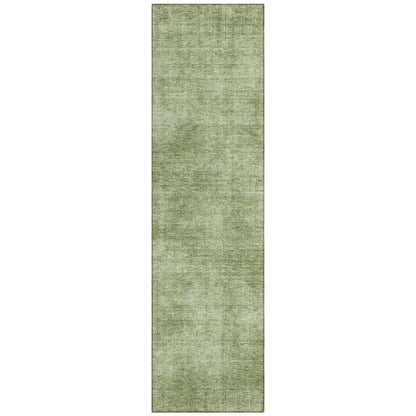LOOMLAN Rugs Orlena Green Washable Indoor-Outdoor Rug