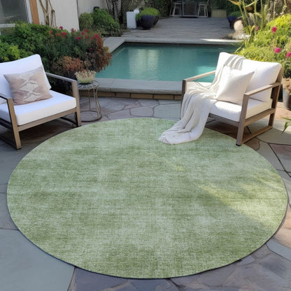 LOOMLAN Rugs Orlena Green Washable Indoor-Outdoor Rug