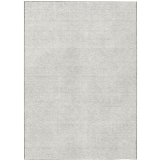 LOOMLAN Rugs Orlena Ivory Washable Indoor-Outdoor Rug