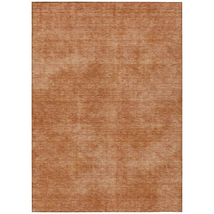 LOOMLAN Rugs Orlena Orange Washable Indoor-Outdoor Rug