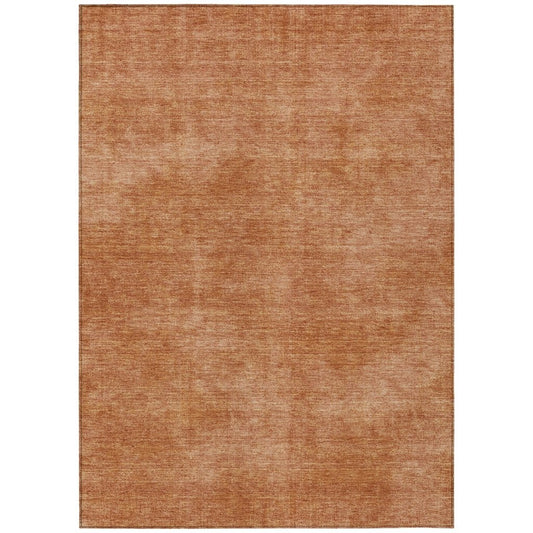 LOOMLAN Rugs Orlena Orange Washable Indoor-Outdoor Rug