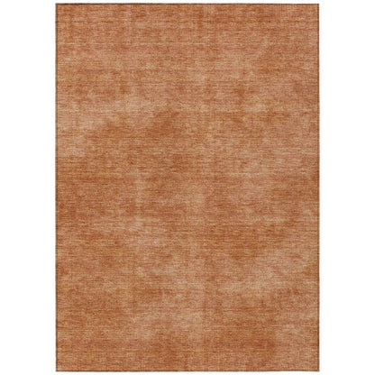 LOOMLAN Rugs Orlena Orange Washable Indoor-Outdoor Rug