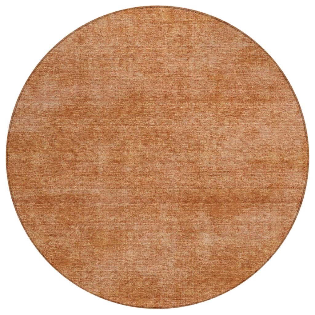 LOOMLAN Rugs Orlena Orange Washable Indoor-Outdoor Rug