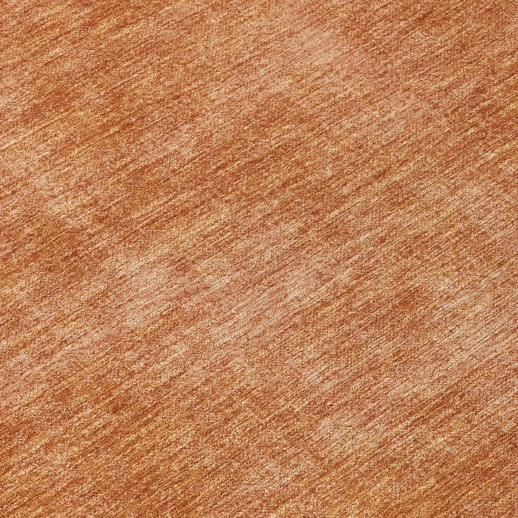 LOOMLAN Rugs Orlena Orange Washable Indoor-Outdoor Rug