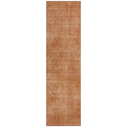 LOOMLAN Rugs Orlena Orange Washable Indoor-Outdoor Rug