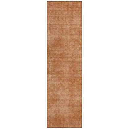 LOOMLAN Rugs Orlena Orange Washable Indoor-Outdoor Rug