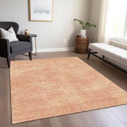 Orlena Peach Washable Indoor - Outdoor Rug - LOOMLAN - LOOMLAN Rugs - Outdoor Rugs