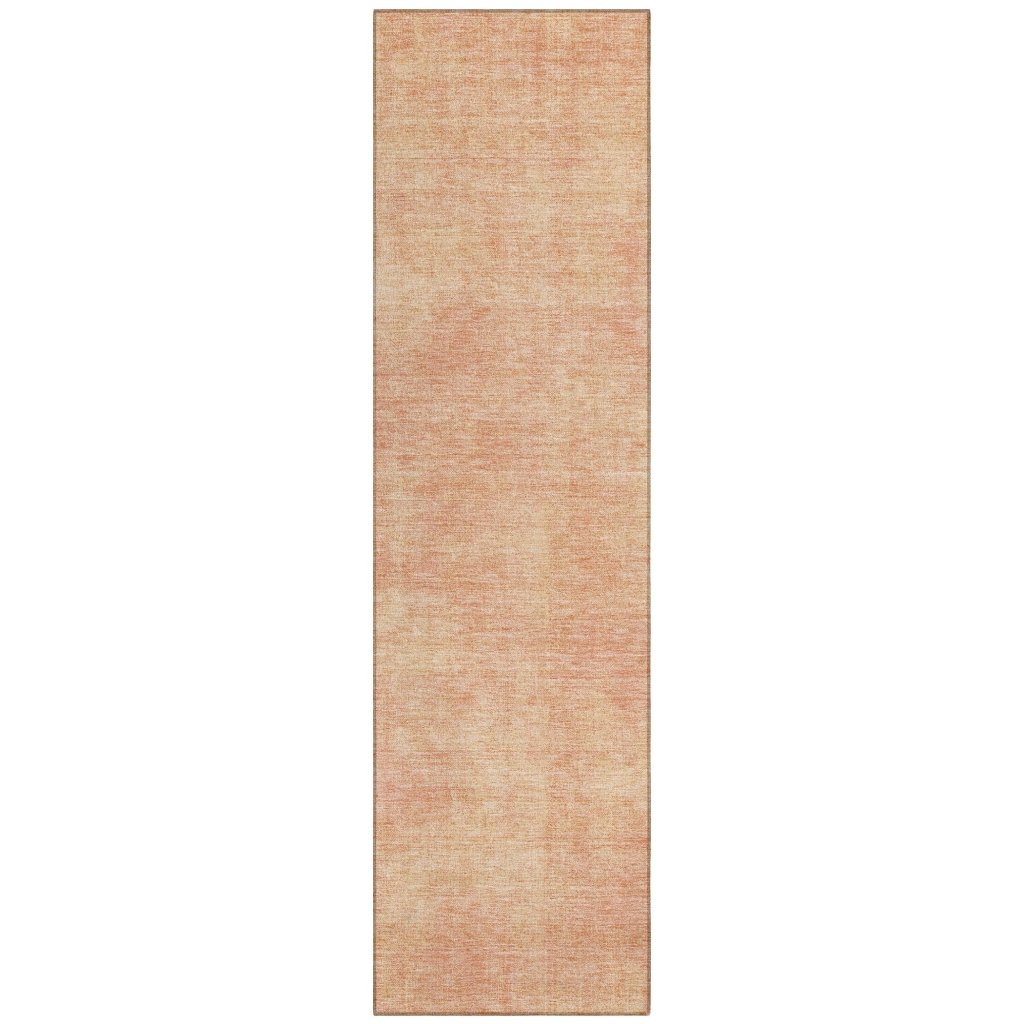 Orlena Peach Washable Indoor - Outdoor Rug - LOOMLAN - LOOMLAN Rugs - Outdoor Rugs