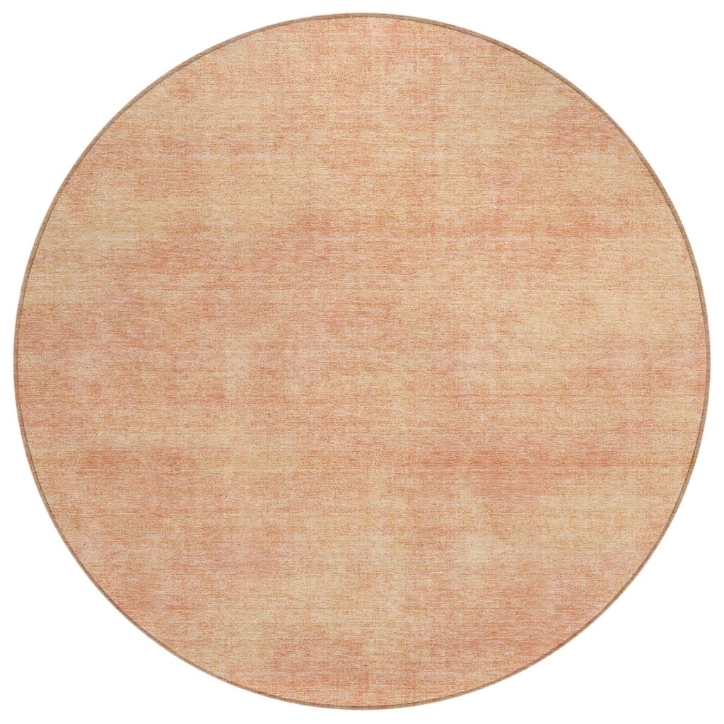 Orlena Peach Washable Indoor - Outdoor Rug - LOOMLAN - LOOMLAN Rugs - Outdoor Rugs