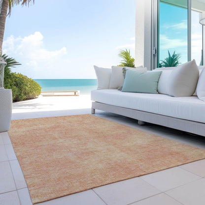 Orlena Peach Washable Indoor - Outdoor Rug - LOOMLAN - LOOMLAN Rugs - Outdoor Rugs