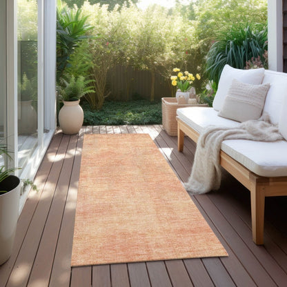 Orlena Peach Washable Indoor - Outdoor Rug - LOOMLAN - LOOMLAN Rugs - Outdoor Rugs