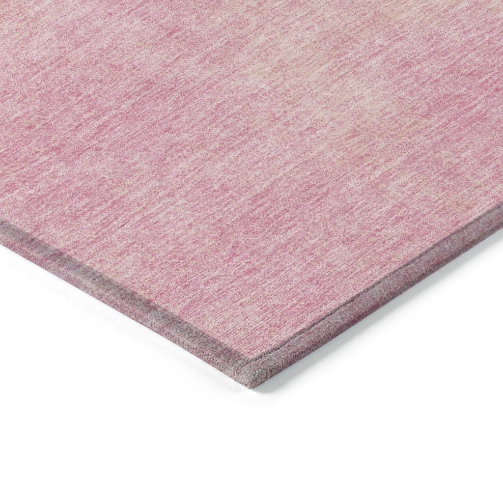 LOOMLAN Rugs Orlena Pink Washable Indoor-Outdoor Rug