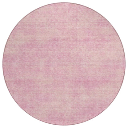 LOOMLAN Rugs Orlena Pink Washable Indoor-Outdoor Rug