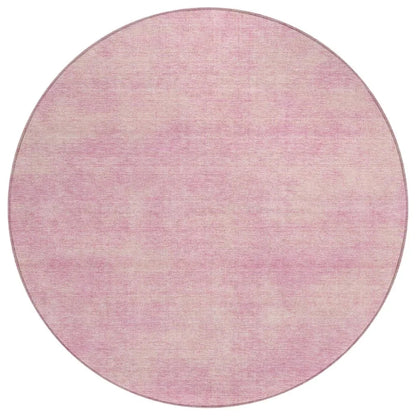 LOOMLAN Rugs Orlena Pink Washable Indoor-Outdoor Rug