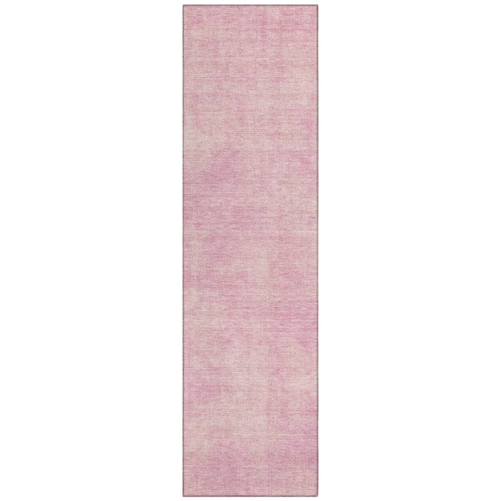 LOOMLAN Rugs Orlena Pink Washable Indoor-Outdoor Rug