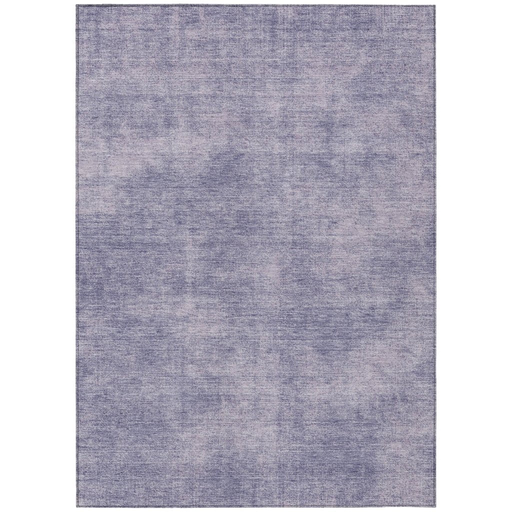 LOOMLAN Rugs Orlena Purple Washable Indoor-Outdoor Rug