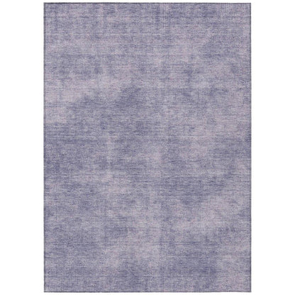 LOOMLAN Rugs Orlena Purple Washable Indoor-Outdoor Rug
