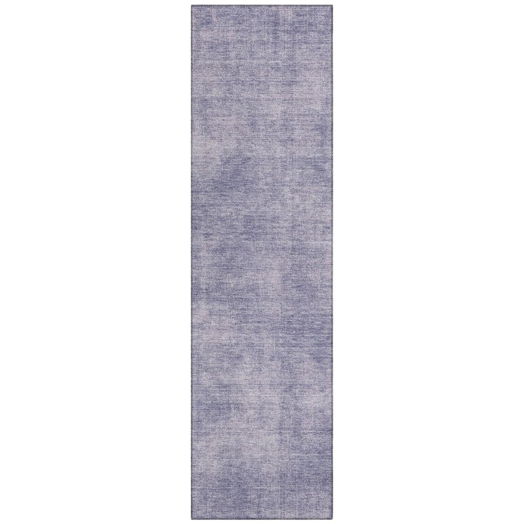 LOOMLAN Rugs Orlena Purple Washable Indoor-Outdoor Rug