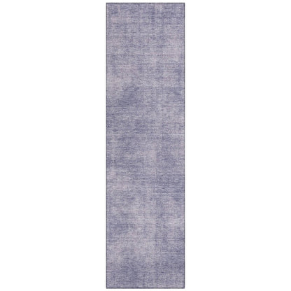 LOOMLAN Rugs Orlena Purple Washable Indoor-Outdoor Rug