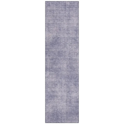 LOOMLAN Rugs Orlena Purple Washable Indoor-Outdoor Rug