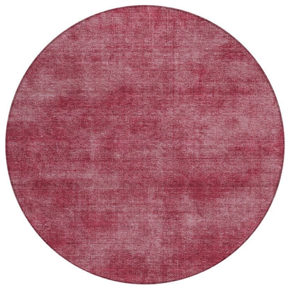 LOOMLAN Rugs Orlena Red Washable Indoor-Outdoor Rug