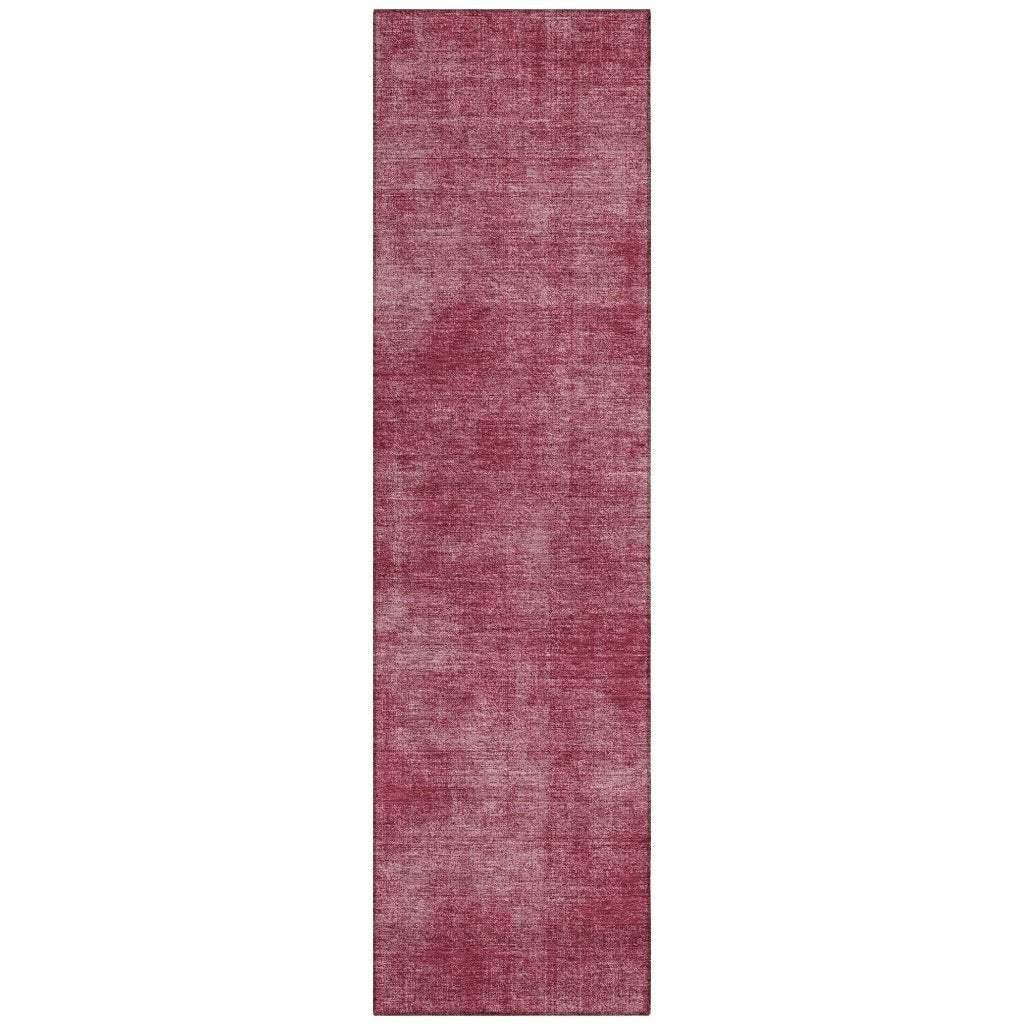 LOOMLAN Rugs Orlena Red Washable Indoor-Outdoor Rug