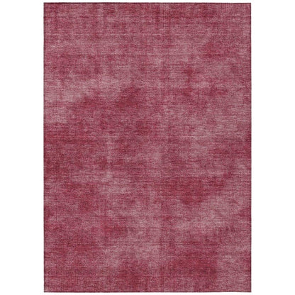LOOMLAN Rugs Orlena Red Washable Indoor-Outdoor Rug