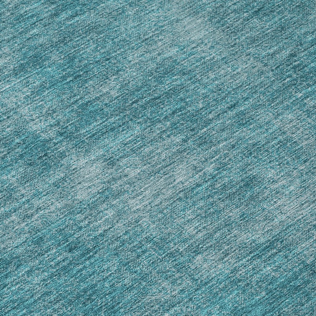 LOOMLAN Rugs Orlena Teal Washable Indoor-Outdoor Rug