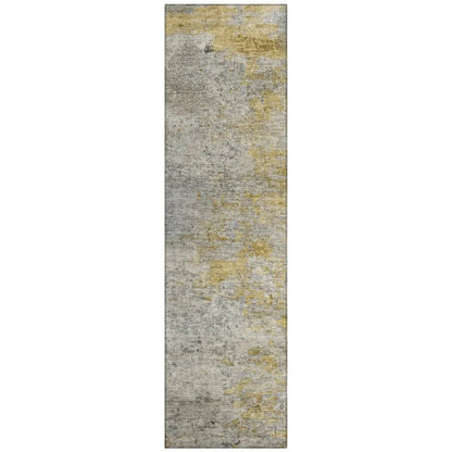 LOOMLAN Rugs Oronte Gray Washable Indoor-Outdoor Rug