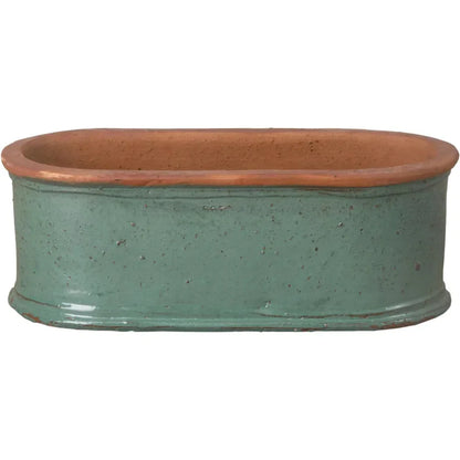 Oval Window Box Ceramic Planter