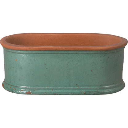 Oval Window Box Ceramic Planter