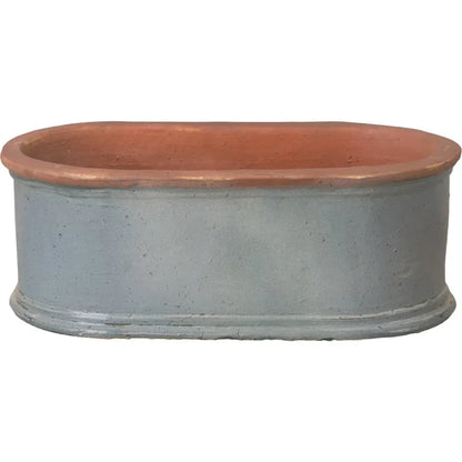 Oval Window Box Ceramic Planter